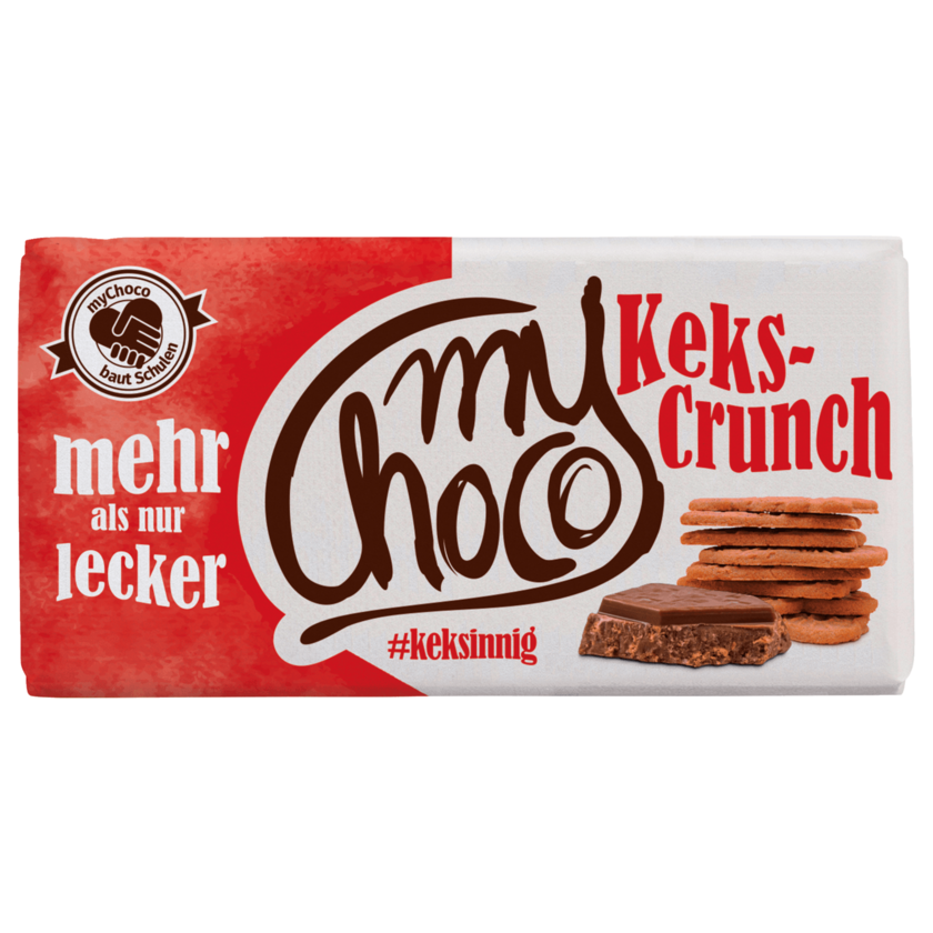 Mychoco Schokolade Keks-Crunch 180g